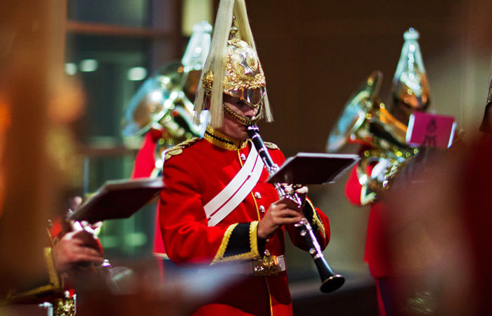 Band playing at Charity Event London