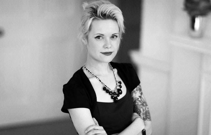 black and white pr photograph