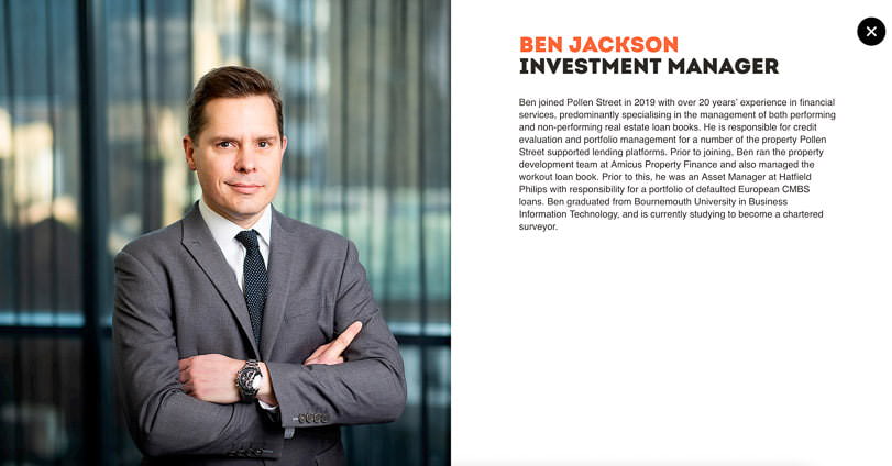 New website photograph taken for private equity company in use on their website.