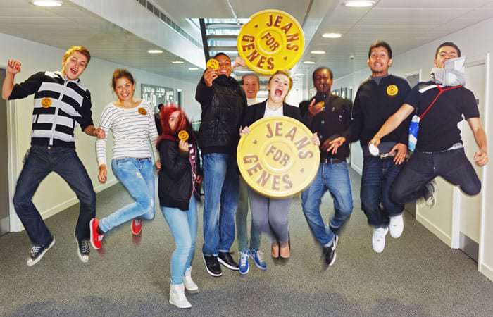 Jeans for Genes Fund Raising Day in London