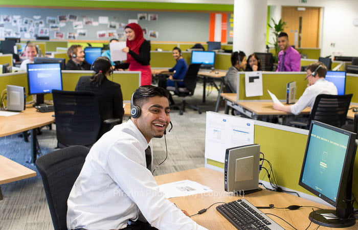 bank call centre