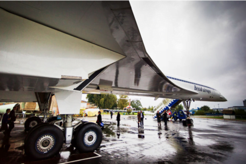 PHotgoraph of Concorde at event in UK