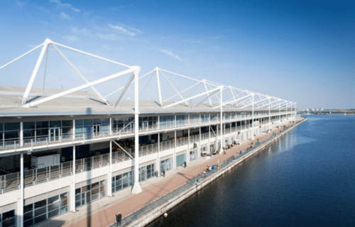 Photography of exterior of ExCel London