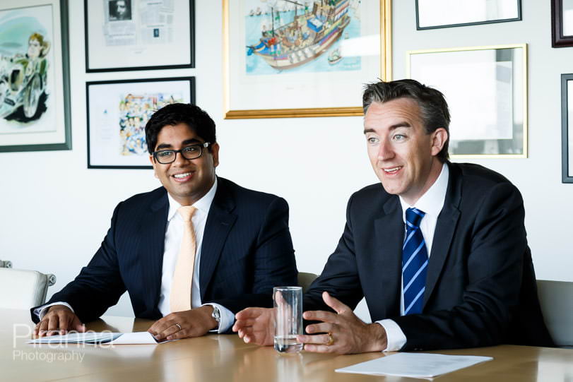 Team and Office Photography for Leading Private Equity Company 13 Directors photographed during meeting in London