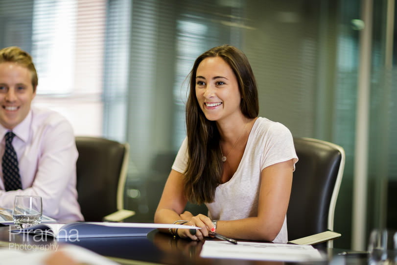 Meeting photography for London bank