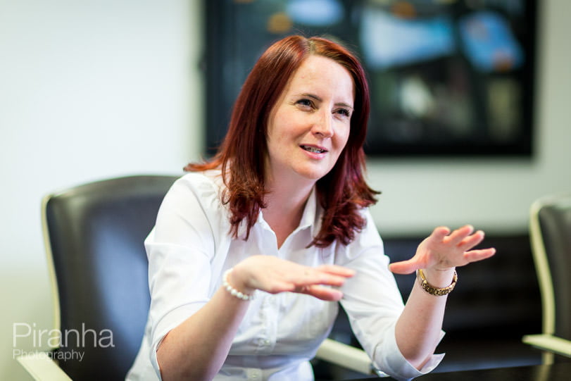  London bank staff member photographed in meeting