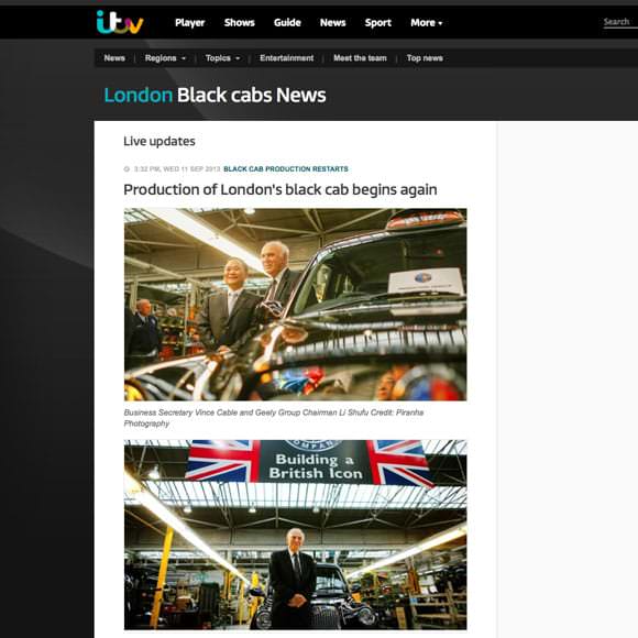 Photography of Meetings with Vince Cable for Taxi Company - Geely in Coventry 4 media-photograph-taxi