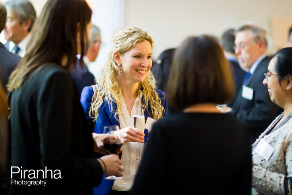 Corporate event photography for London management consultants at the RSA - Royal Society of Arts - drinks reception photography
