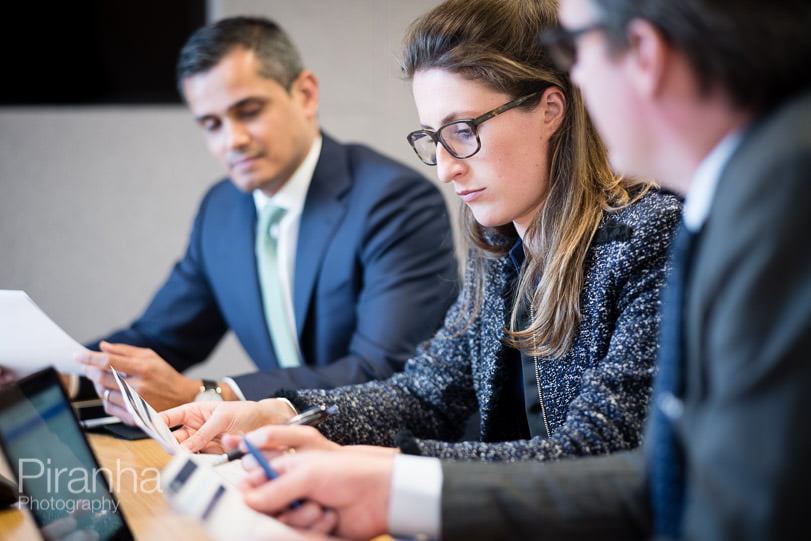 New Website Photography for Private Equity Company 9 Meeting photography for marketing materials