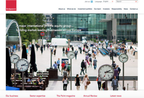 New website photography in London and Paris for private equity client