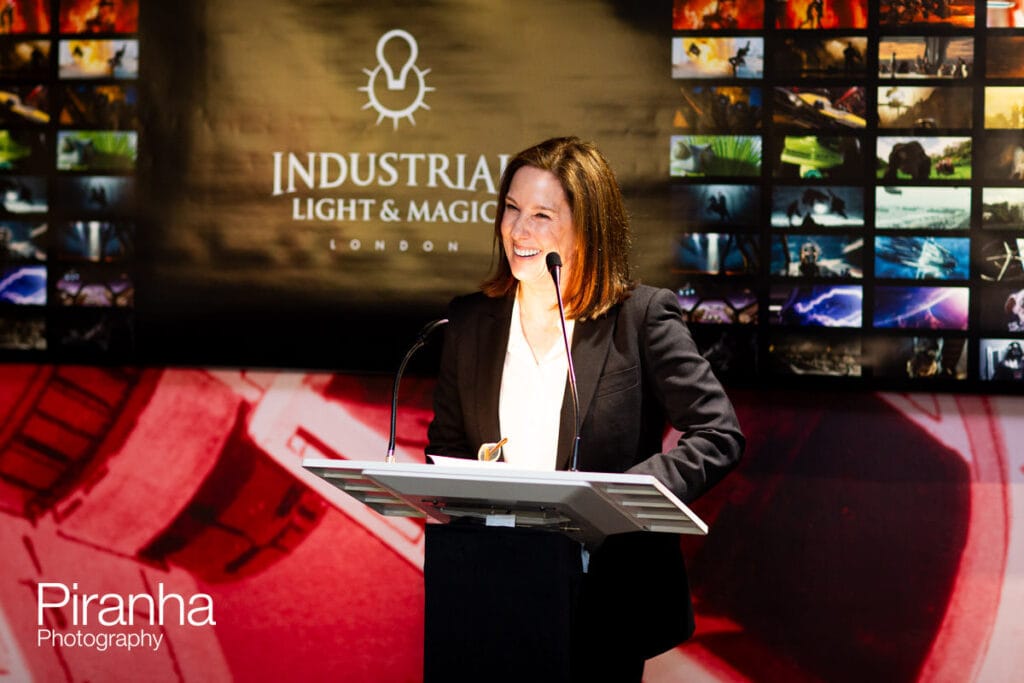 Speaker at London evening event - event photographer - Piranha