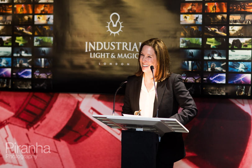 Industrial Light & Magic New Studio Opening in London with Star Wars Cast 5 Speeker at London evening event