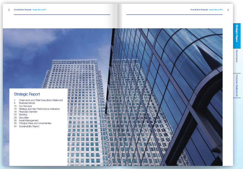Photograph in Close Brothers Annual Report - Buildings City of LondonPhotograph in Close Brothers Annual Report - Buildings City of London