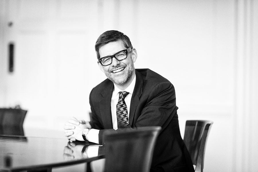 Business portrait in London