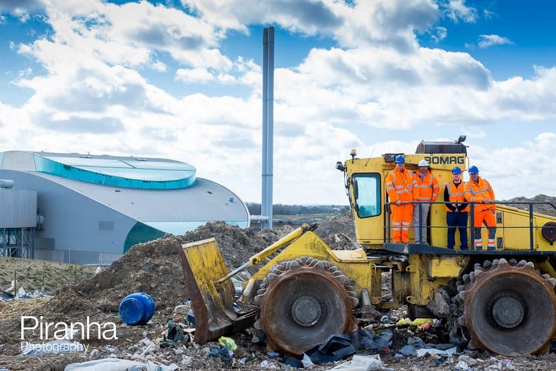 Photography of landfill site for PR