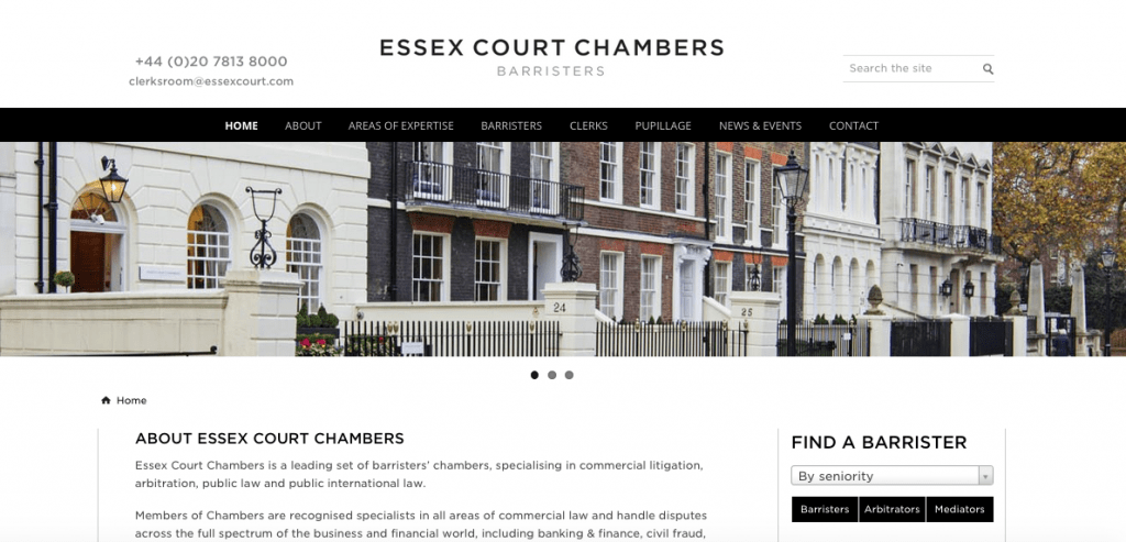 Website Photography for Barristers Chambers in London 6 Barristers Chambers Photography - Building