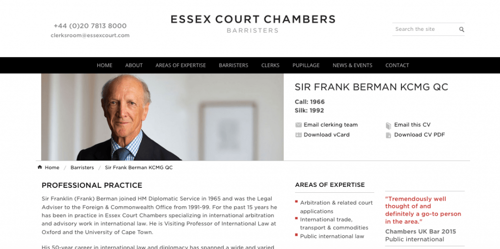 Profile Photograph of Barrister for Website