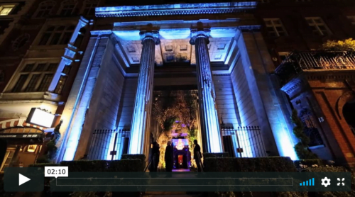 screen grab from event video in London