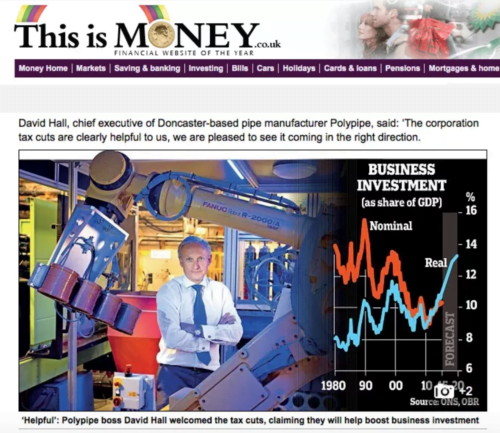 press article with photograph by Piranha