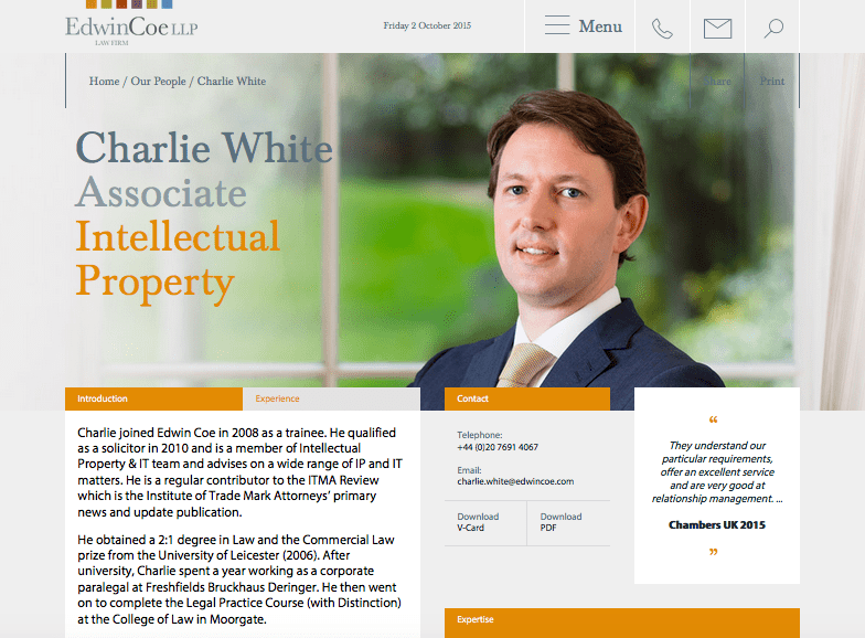 Law Firm Portraits for Website in situ