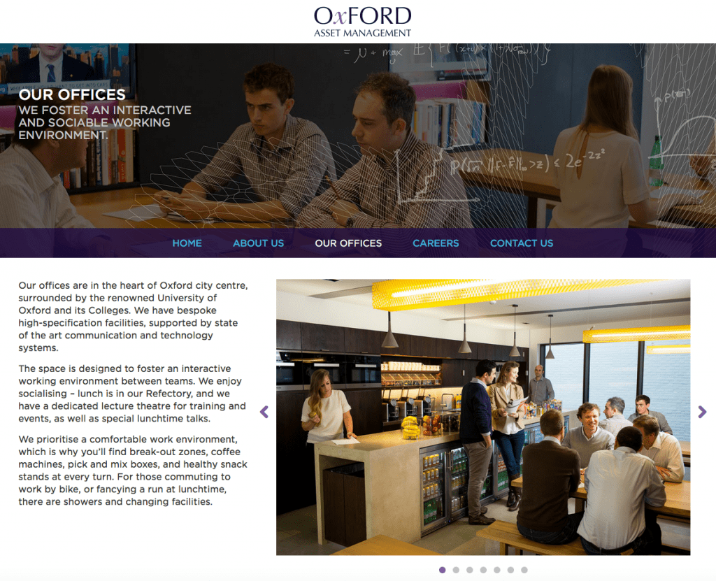 Putting a Team Together for Oxford Company's New Website Project 1 Webpage showing Piranha's Photographs