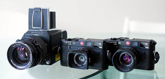 Film Cameras - Hasselblad and Leicas