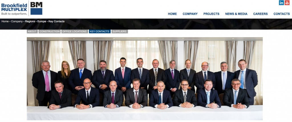 Board Photograph as Group - shown on company website