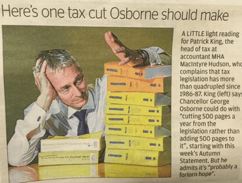 PR Photograph for accountancy firm in newspaper