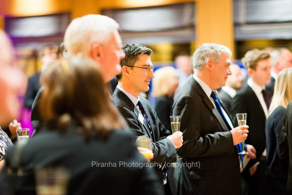 Corporate Photographer London - Evening event photography of guests at party