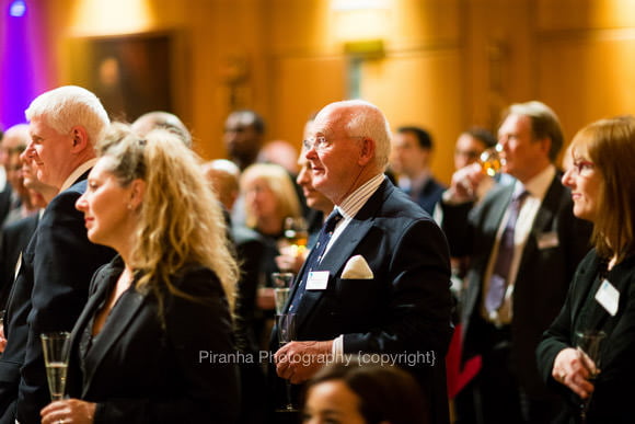 Corporate Event - Company Party at Haberdashers Hall in London 3 Corporate Photographer London - guests photographed at evening event