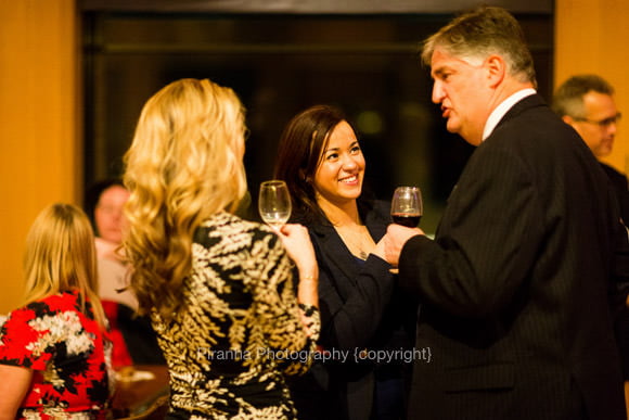 Corporate Photographer London - event photography of guests at haberdashers hall 