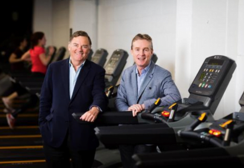 PR photograph appearing in article for gym company