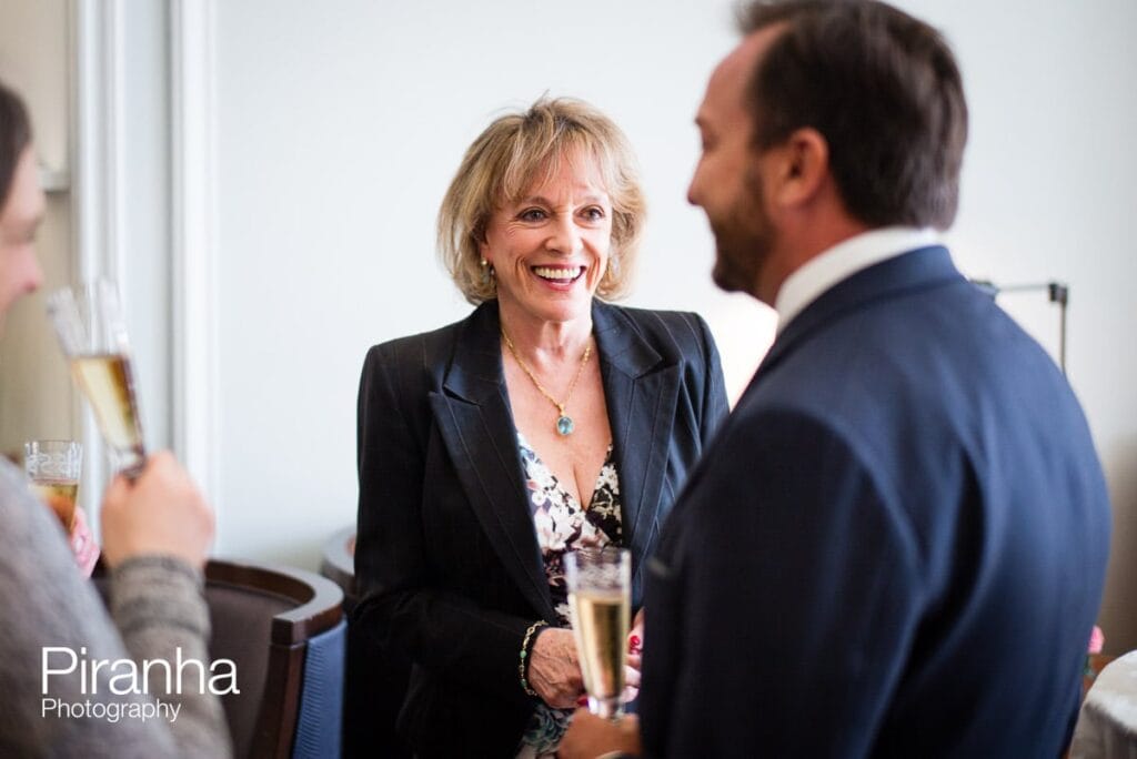 Esther Rantzen at reception