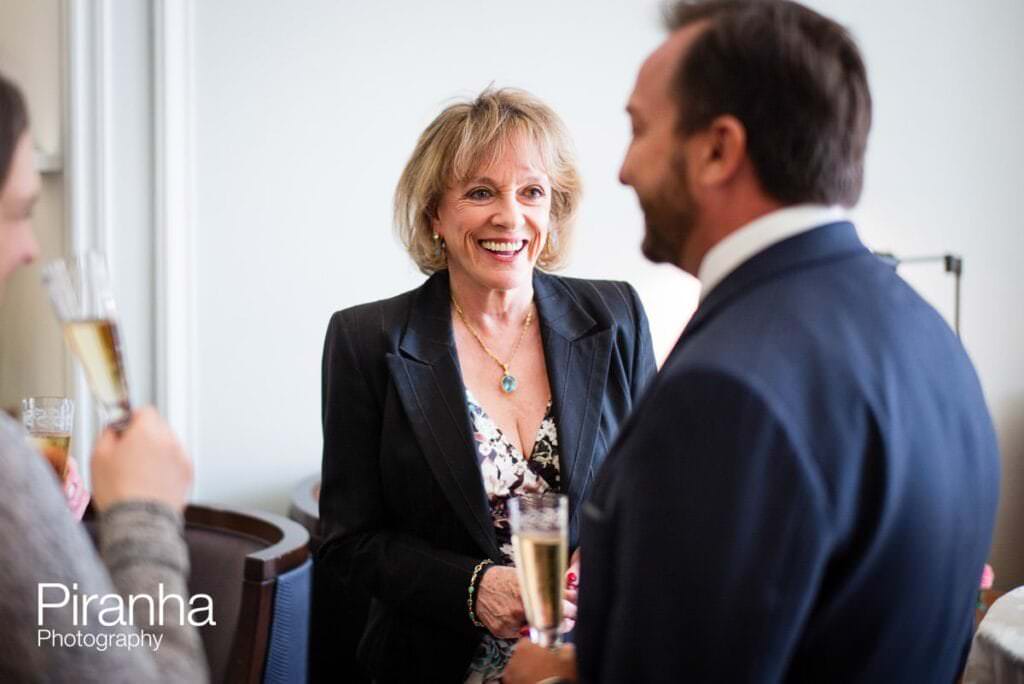 Esther Rantzen at reception