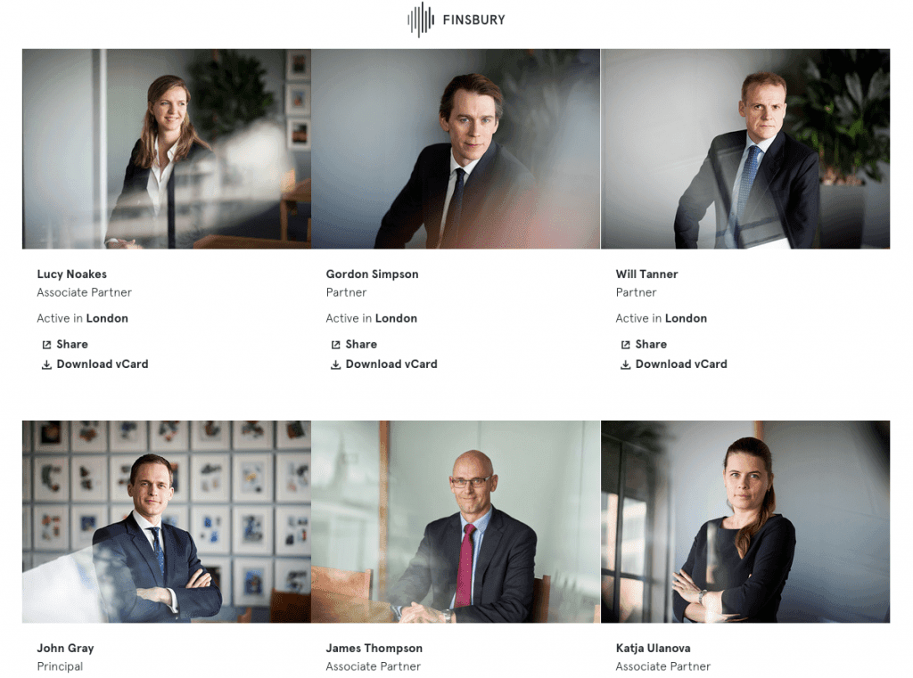 New Website for PR Company - All New Photographs 3 New Staff Portraits