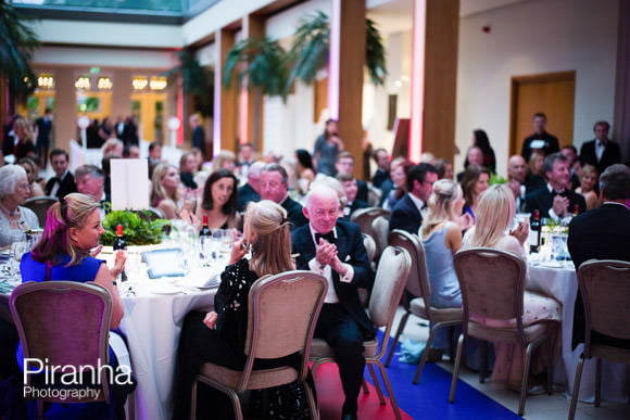 Charity Event at Hurlingham Club in Fulham with HRH Princess Anne 11 Guests at evening reception at Hurlingham Club
