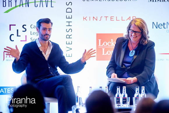 Panel speaking at Law Conference in London Hotel