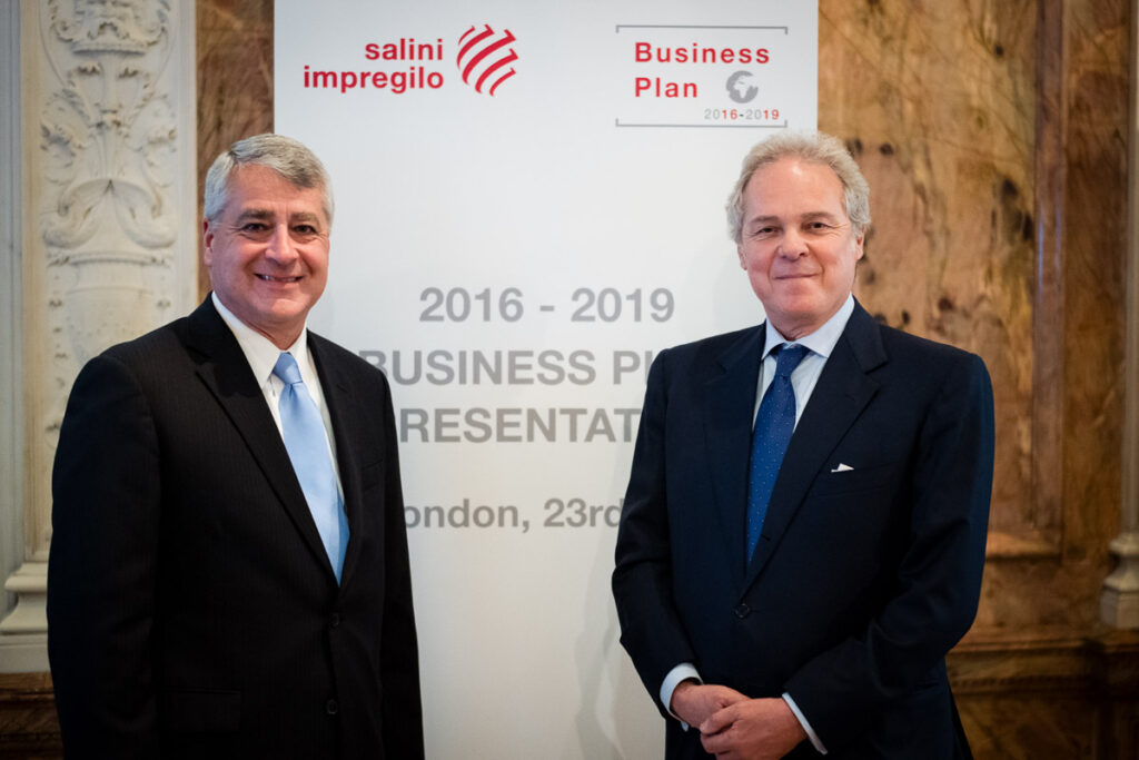 Conference photographer at the Royal Society in London - formal photograph with logo board behind