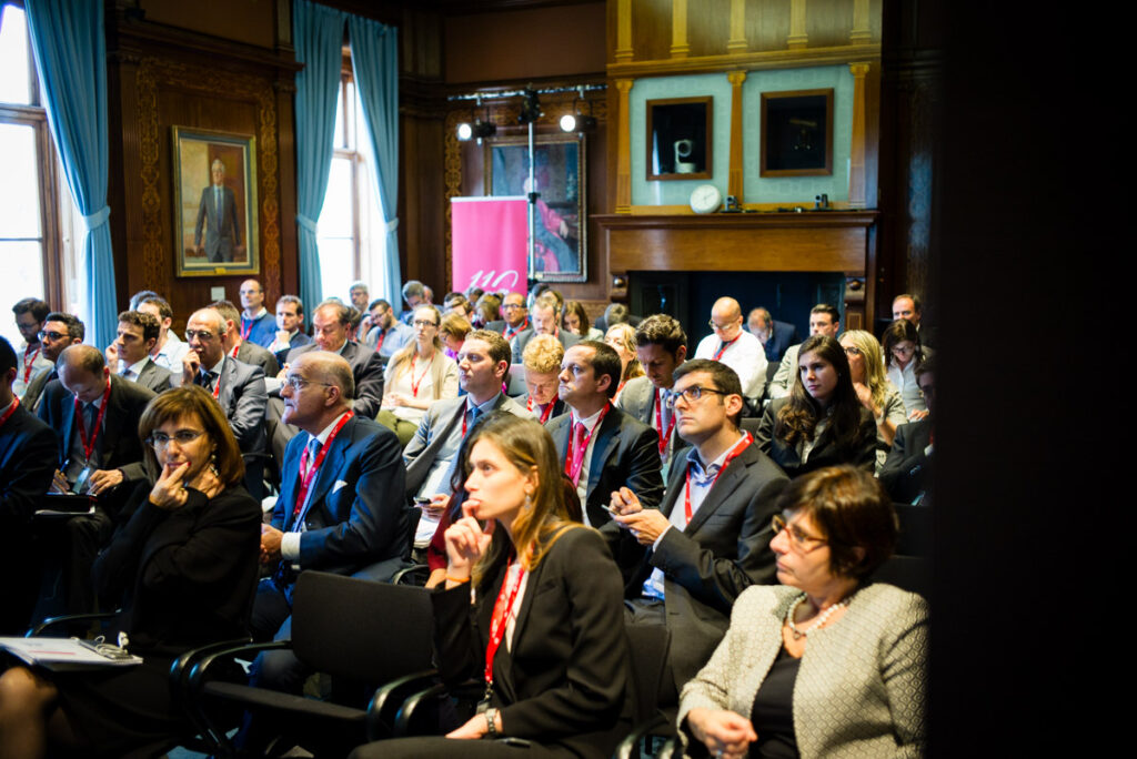 Conference photographer at the Royal Society in London - audience listening