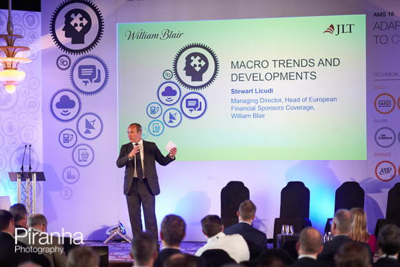 Speaker presenting at 3 day conference