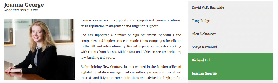 Account executive photographed by Piranha for corporate website