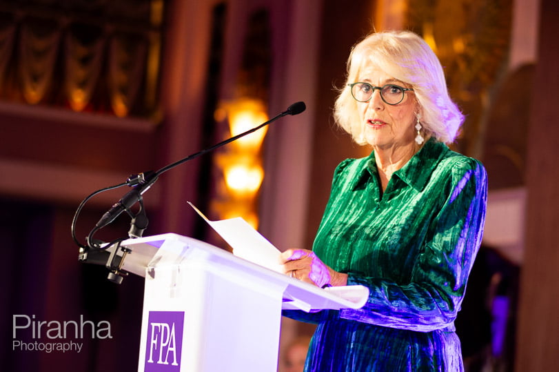 The Queen photographed in London at awards event.