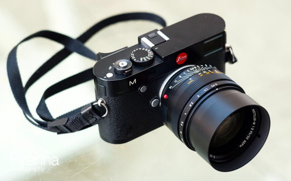 Photograph of Leica camera with Noctilux lens