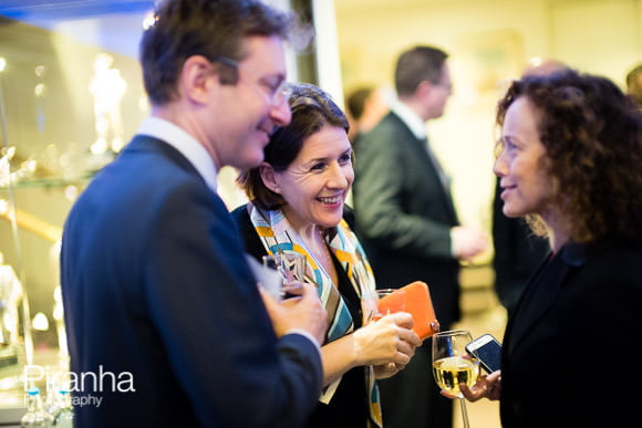 Corporate Event Photographed at Glazier's Hall in London 5 Guests enjoying themselves at PR event in London - Photograph by Piranha