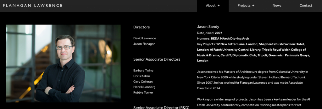 Portrait Photography for London Architects Website 7 Portrait photograph of architect for website