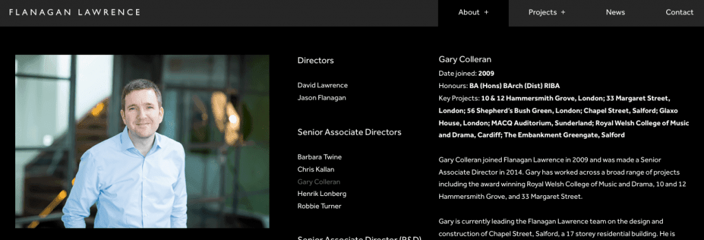 Portrait Photography for London Architects Website 12 Working shot - head shot