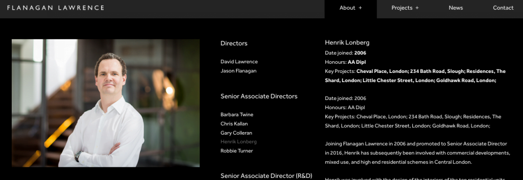 Portrait Photography for London Architects Website 11 Environmental portrait taken in London