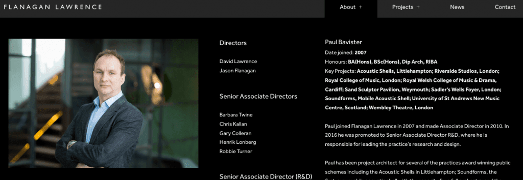 Portrait Photography for London Architects Website 10 Head shot for website