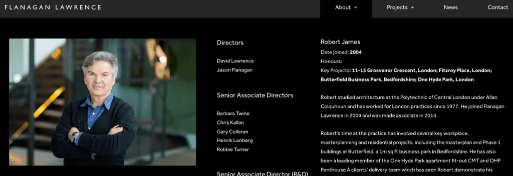 Portrait Photography for London Architects Website 1 Portrait of London Architect in their offices