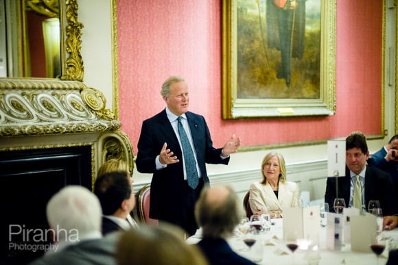 Speaker at evening event held in London at In & Out Club Event Photography at In & Out Club - Speaker